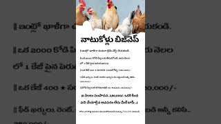 Telugu buisness ideas || Native chicken Buisness idea || Buisness marketing #buisness#buisnessgrowth