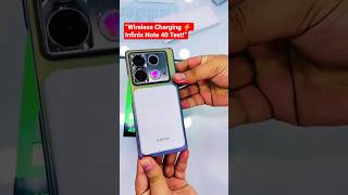 Infinix Note 40 Wireless Charging Test – Fast & Easy! ⚡📱 |#techasifkhan