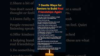 How to Make Real Friends in Your 70s and Beyond #inyour60s #healthandwellnessforseniors #inyour70s