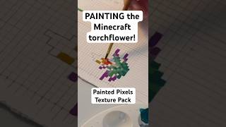 PAINTING the Minecraft torchflower! #minecraft