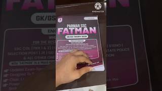 parmar ssc Fatman।Gk/Gs Theory Book। English medium।#parmarssc#parmarsscgk#ntpc#gkbooks