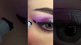 Pink and Purple Eyes #beautyvibes #beutytips #beautyhighlightsplus