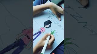 Going to Vizag drawing 🥰 #youtubeshorts #shorts #love #art #trending