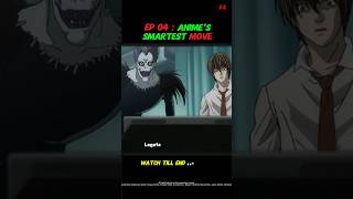 Is this Anime's SMARTEST Move? DeathNote Hindi Dubbed #ytshorts #anime #youtubeshorts #deathnote