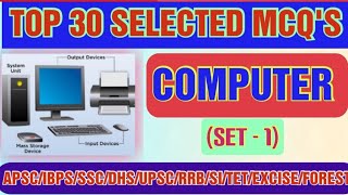 COMPUTER FOR COMPETITIVE EXAM||TOP MOST SELECTED MCQs ||APSC/IBPS/RRB/SSC/SI/LDA/DHS/EXCISE/FOREST||