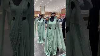 Beautiful Party wear designer saree with jacket #short #fashion #design #saree #music