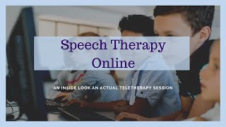 Speech Therapy Session Online - Teletherapy