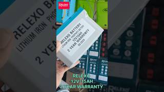 12V LITHIUM BATTERY 15AH#lithiumbattery #12voltbattery #relexotechnoloy#viralshorts