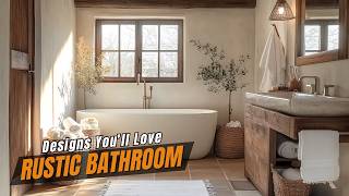 Modern Rustic Bathroom Designs You’ll Love