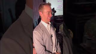 Behind the scenes as a keynote speaker at a conference #conference #keynotespeaker #events
