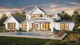 TOP! 100+ RUSTIC FARMHOUSE HOUSE DESIGN PLANS IDEAS | SMALL VINTAGE FARMHOUSE EXTERIOR DECOR STYLES
