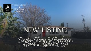 Single-Story 3-Bedroom Home in Upland, CA, For Sale | Perfect for Commuters and Entertainers