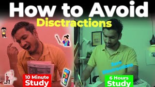 How to avoid Distractions | If You are a student Must watch This video