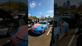 Pink and blue race car🏎️🍬 #porschegt3cup #porschegt3 #gt3 #porsche #caredit #racecar #fyp