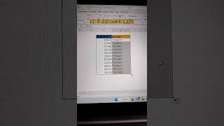 How To Make Barcode In MSExcel #excel #barcodes #laptop #youtubeshorts #shortcut #msexcel