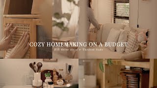 Cozy Homemaking on a Budget: DIY Decor Ideas & Thrift Finds