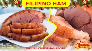 Christmas Recipe | Filipino Ham with Honey Glaze Sauce | Pinoy Hamonado Recipe | Yummy Pinoy Recipes