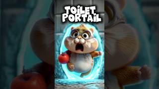 What’s weirder? Toilet Portal or Toilet Apple? #BrainrotVibe #ToiletPortal #HybridMeme #animation