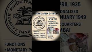Reserve Bank of India (RBI) #cbse #crashcourse #economics #study #exam #upsc #econometrics #economy