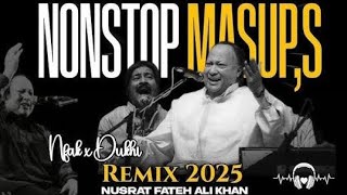 Nonstop Murshid Remix | Nusrat Fateh Ali Khan 2025 Best Qawwali | 1 Hour Spiritual Session