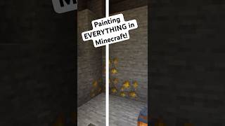 Painting GOLD ORE in Minecraft!