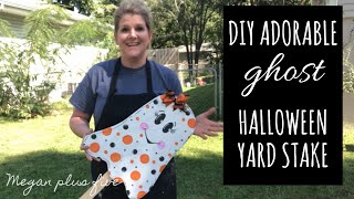 DIY WOOD GHOST CUTOUT FOR HALLOWEEN | SCROLL SAW WOOD CUTOUT DIY