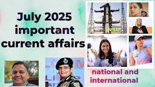 July 2025 monthly current affairs| July current affairs 2025 | monthly current affairs