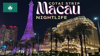 Macau Nightlife | Glittering lights of Macau City's Cotai Strip | The Las Vegas of Asia | China 2025