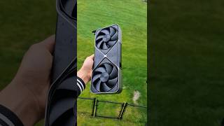 NVIDIA GeForce RTX 5080 Founders Edition Looks Really Sleek!!! #shorts #benchmark #nvidia
