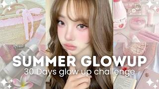 How to get an ULTIMATE GLOW UP this Summer | 30 Days Challenge 🌷🤍