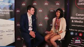 Sana Badhwar, Founder of Nexwork Inc. @ Blockchain Futurist Conference Toronto