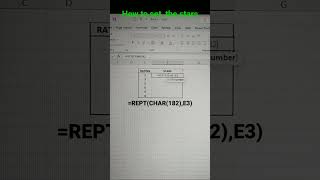 How to set the stars in ms Excel #msexcel #laptop #viral #youtubeshorts #shorts @kvcomputertech