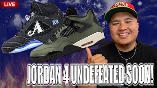 JORDAN 4 UNDEFEATED SOON! & JORDAN 5 AWAKE NY STOCK #s!