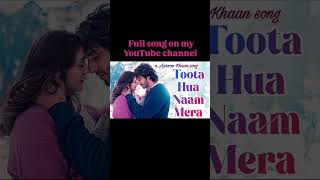 Toota Hua Naam Mera #song #sad #shorts #hindisong