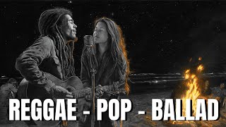 【Reggae Pop Ballad 45】 Firelight Melodies by the Sea – Romantic Reggae Ballads in Warm Glow