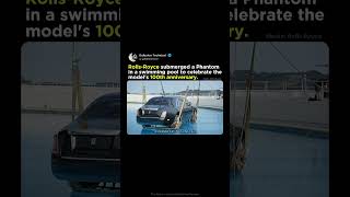 Rolls-Royce Sinks a Phantom in a Pool | 100 Years of Luxury Meets Rock-n-Roll Madness 😱🚘