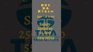 Tata Motors Recruitment 2025 | Tata Motors Hiring 2025 | Tata Motors Job Vacancy 2025 | Tata Job