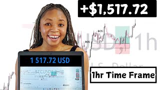 $1,517 IN 24 HOURS! WATCH ME TRADE LIVE (SMC Day Trading Secrets Inside)