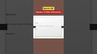 Sports GK for SSC CHSL prep.. #ssc#students#shorts#education#govtjobs#governmentexam#sscchsl#youtube