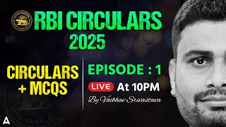 RBI Circular 2025 | IBPS PO RBI Circular Episode #1 | By Vaibhav Srivastava