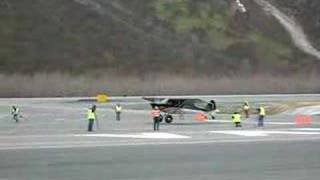Carbon Cub Landing Valdez Short Field Landing Contest
