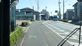 岡崎駅行きバス迂回運転前面動画