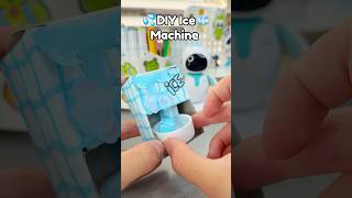 🧊DIY Ice Machine!? #diy #diycrafts #cutecrafts #papercraft #crafts #craft #cute #thingstodo