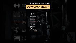 Consistency! #motivation #shorts #selfgrowth #viral #trend #motivationalquotesaboutlife