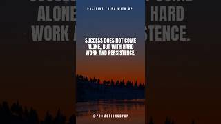 Success = Hard Work + Persistence 💪✨ #positivevibes #hardwork #hardworkpaysoff #persistence  #self