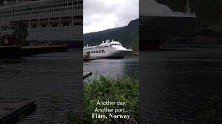 Beautiful Flåm, Norway #travel #norway #flåm #cruise #fjords #fjordsofnorway