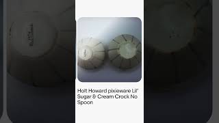 Holt Howard pixieware Lil’ Sugar & Cream Crock No Spoon