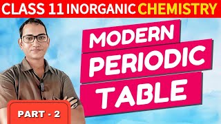 Modern Periodic Table 🤯 | Part - 2 | Inorganic Chemistry 🧪 |