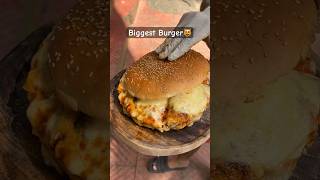 India’s First Biggest Burger In Just 450/-😻 | Indian Street Food #shorts