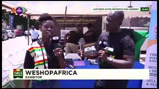 Citi TV / Citi FM - WESHOPAFRICA at "This is Ghana Exhibition 23"